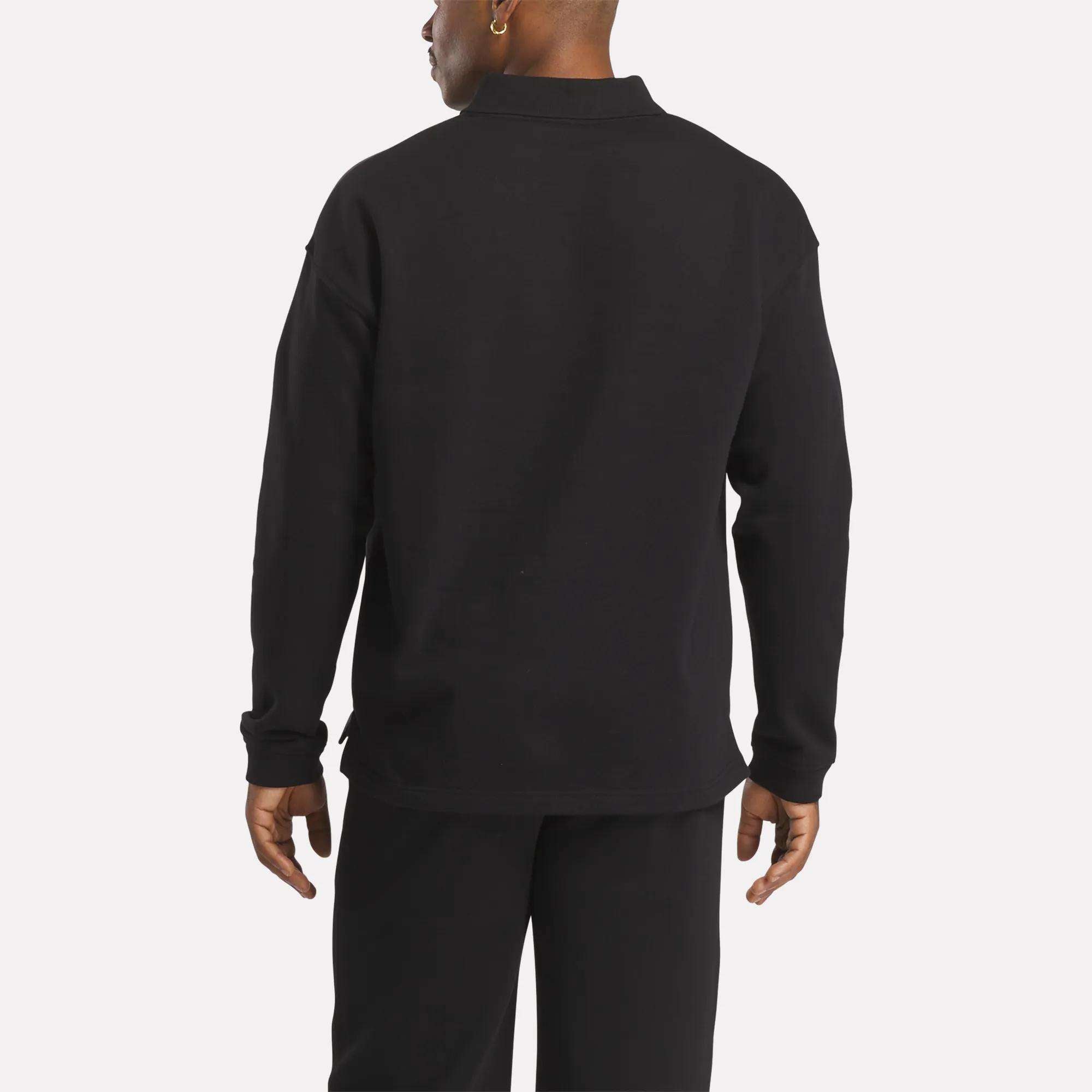 Men's Wardrobe Essentials Long Sleeve Polo Shirt - Image 3