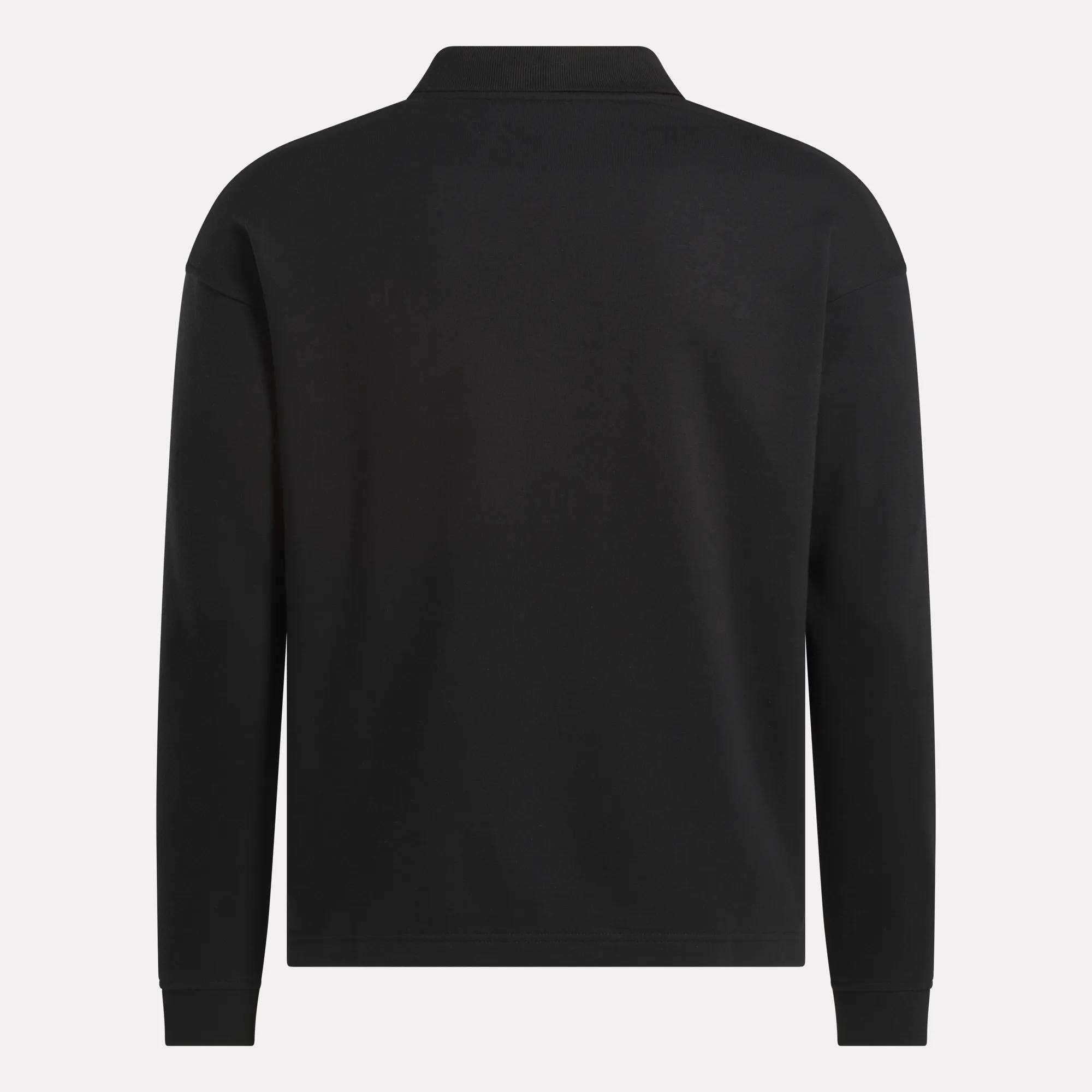 Men's Wardrobe Essentials Long Sleeve Polo Shirt - Image 4