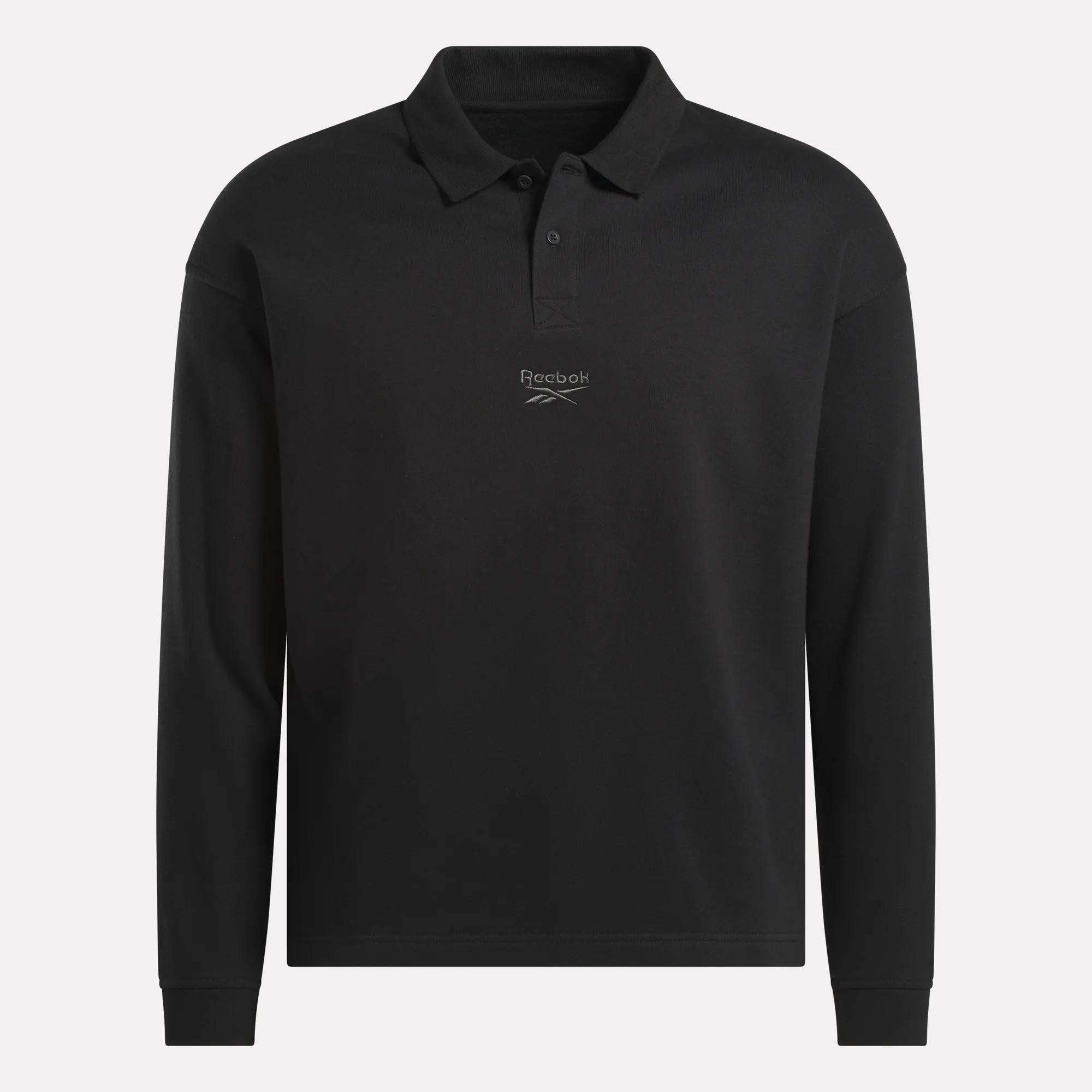 Men's Wardrobe Essentials Long Sleeve Polo Shirt - Image 5