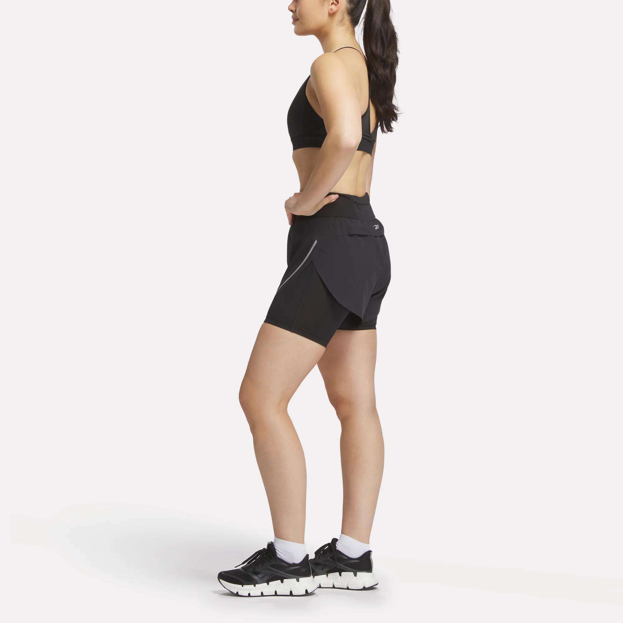 Women's Lux Metallic 2-in-1 Running Shorts 3 - Image 2