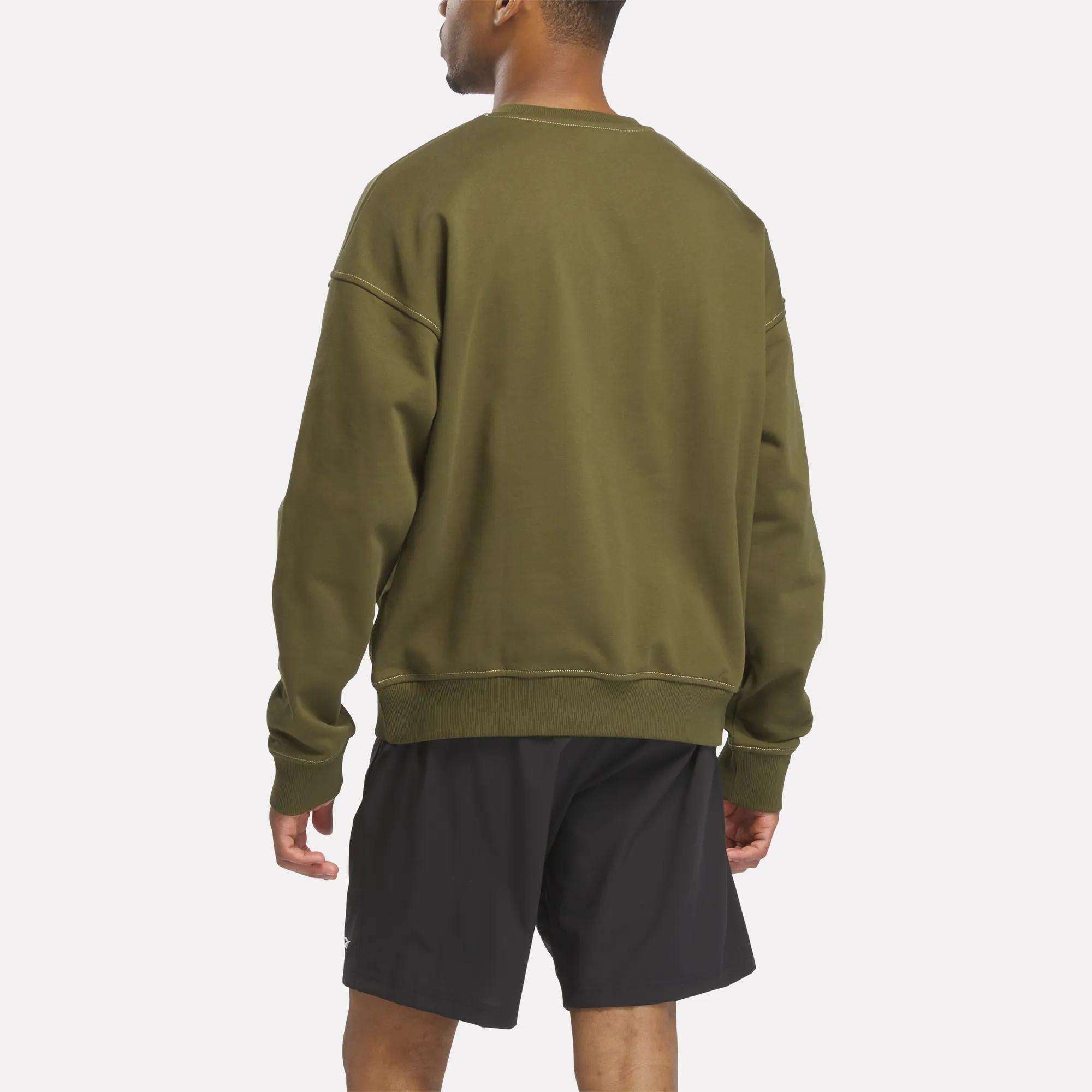 Men's Patch Logo Crewneck Sweatshirt - Image 4