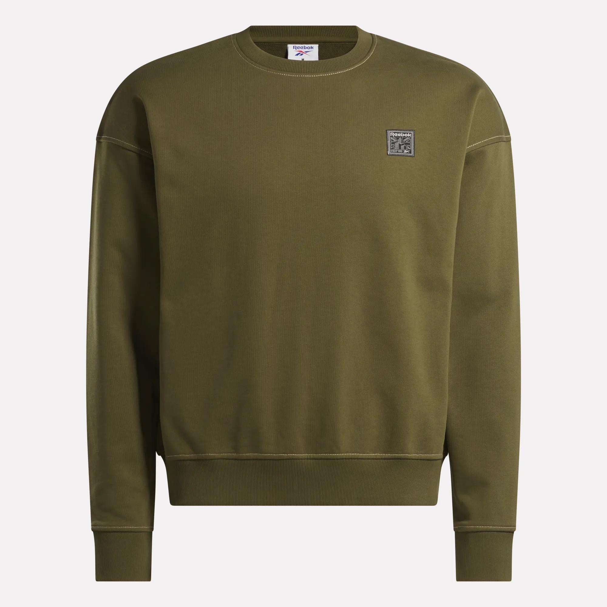 Men's Patch Logo Crewneck Sweatshirt - Image 2