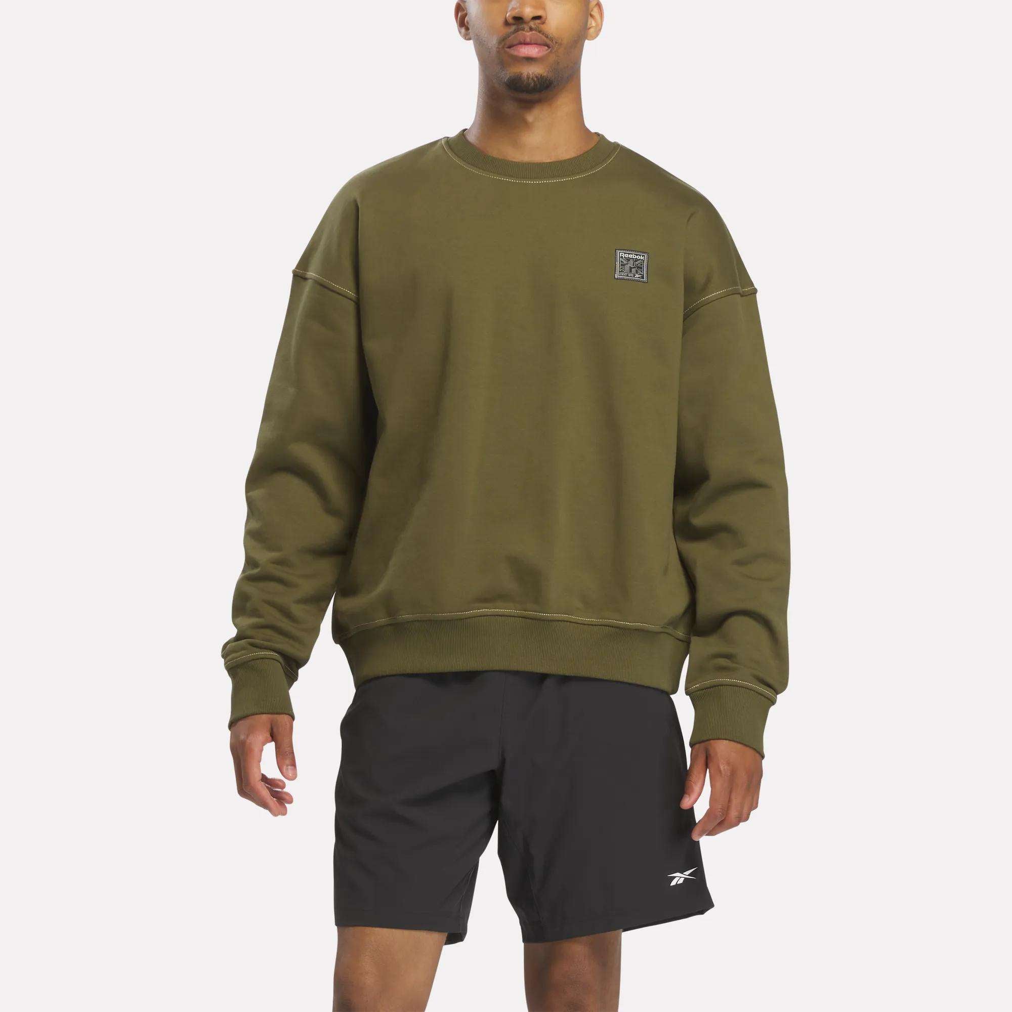 Men's Patch Logo Crewneck Sweatshirt