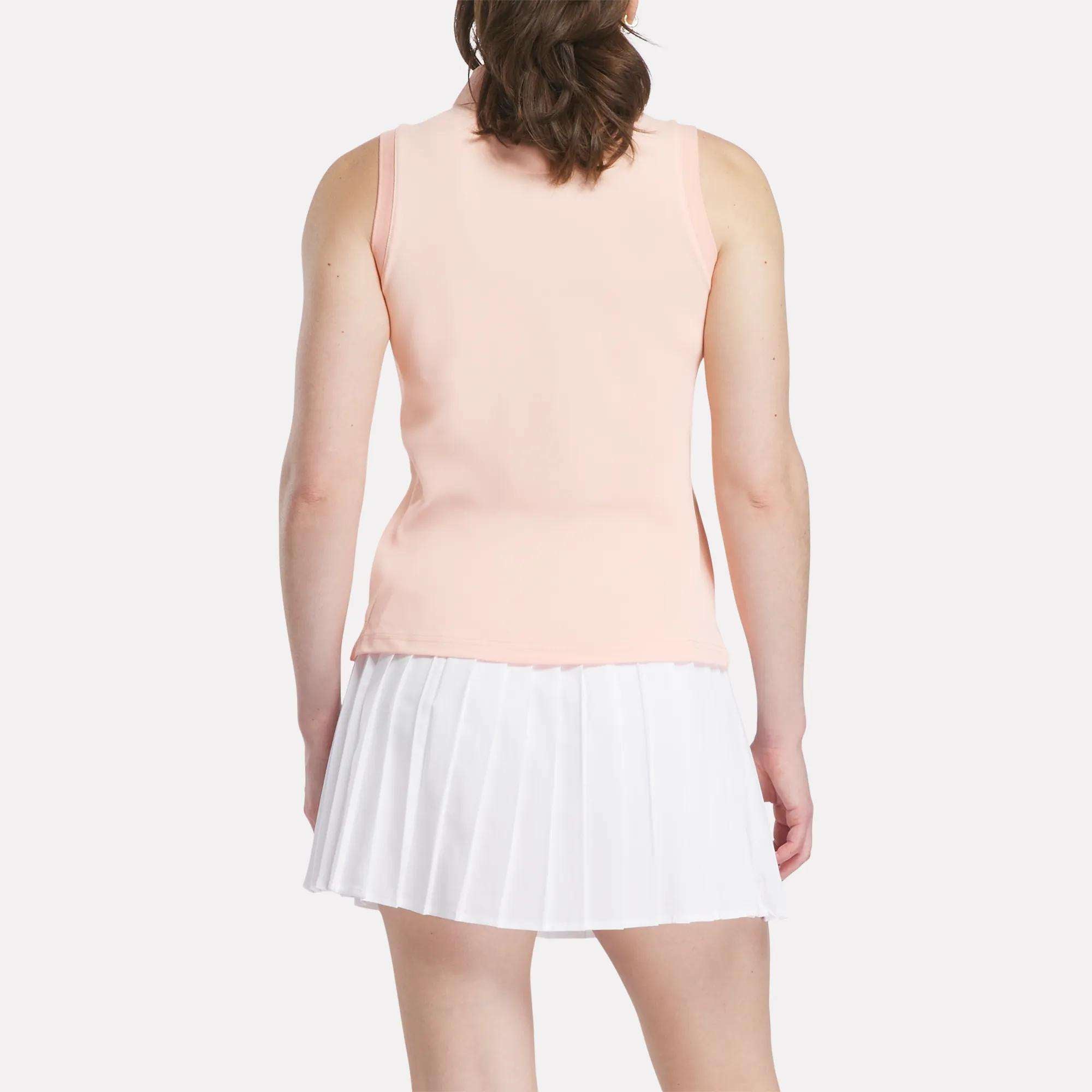 Women's Micro Pique Sleeveless Polo Shirt - Image 4