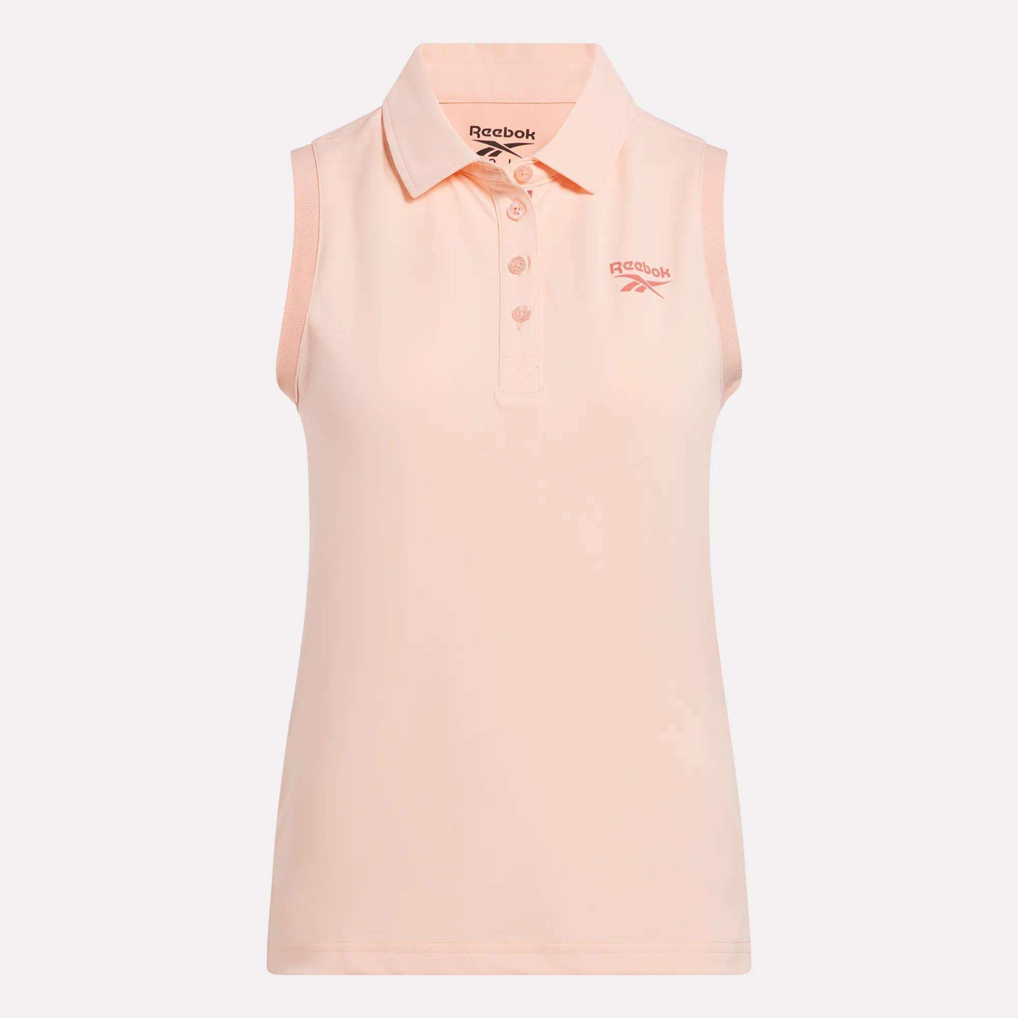 Women's Micro Pique Sleeveless Polo Shirt - Image 2