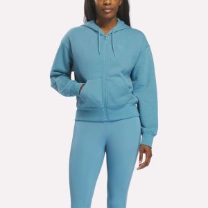 Women's Cropped Full-Zip Hoodie