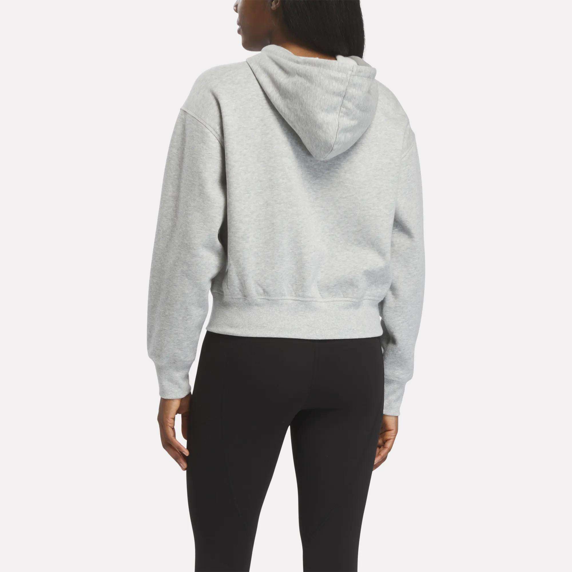 Women's Cropped Full-Zip Hoodie - Image 4