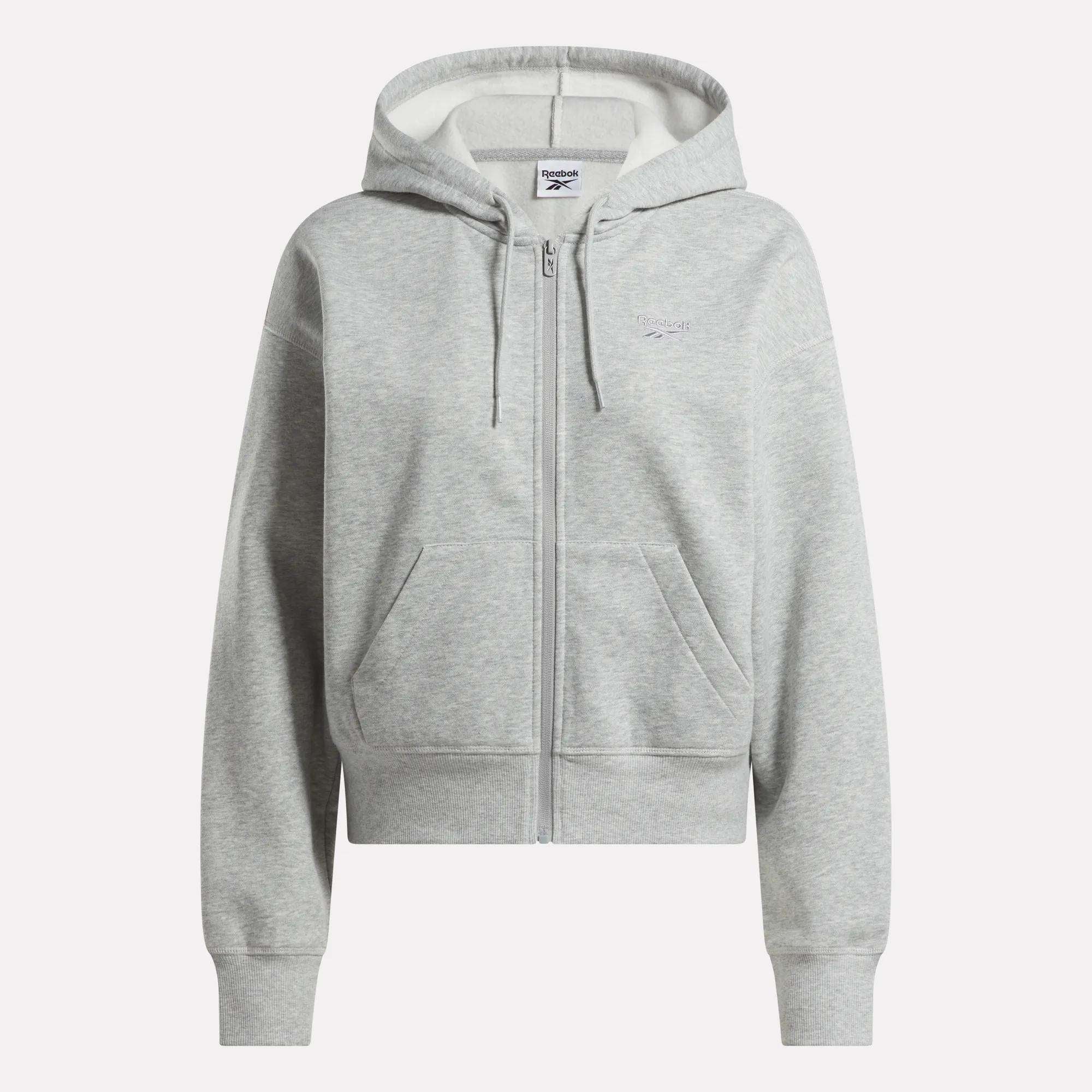 Women's Cropped Full-Zip Hoodie - Image 2