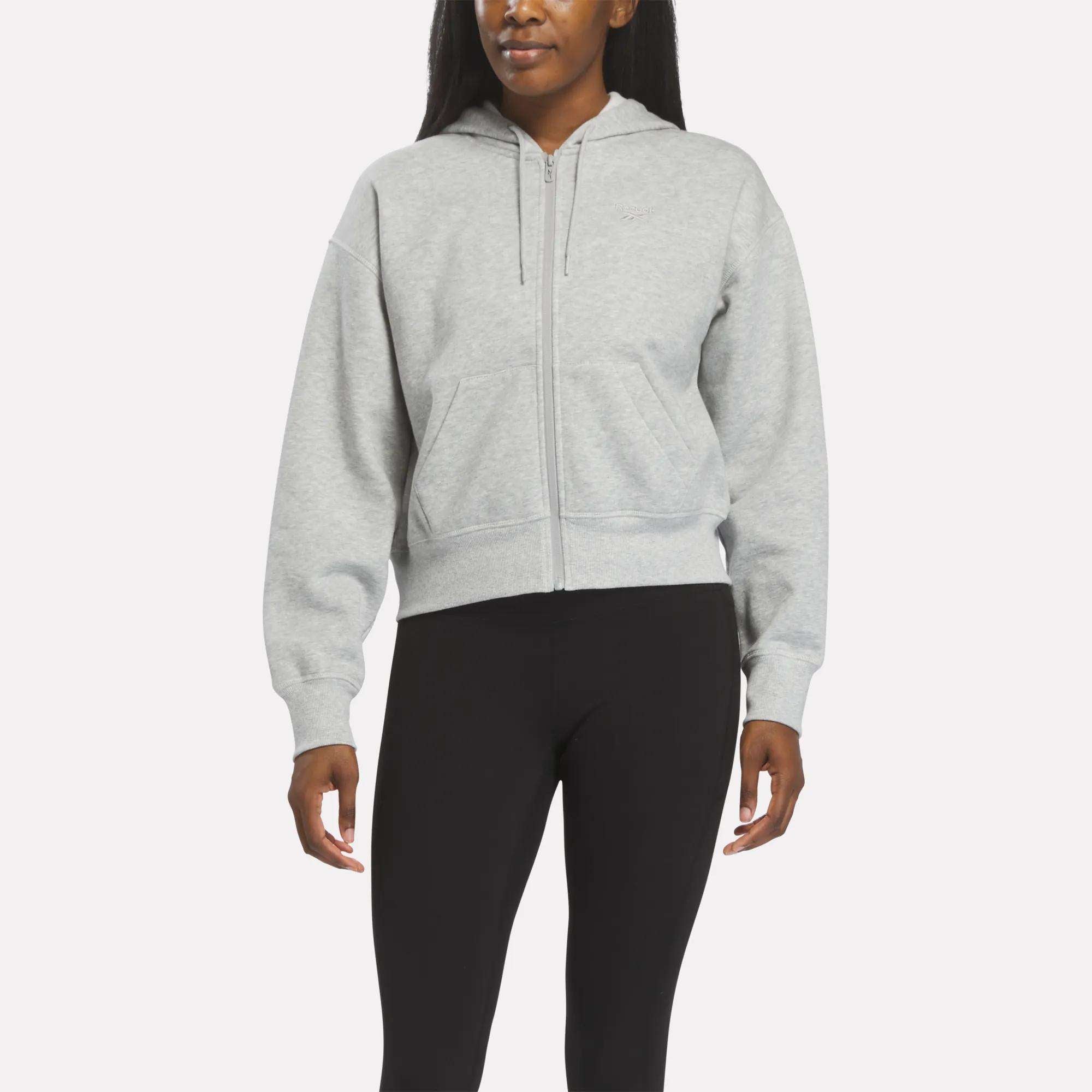 Women's Cropped Full-Zip Hoodie
