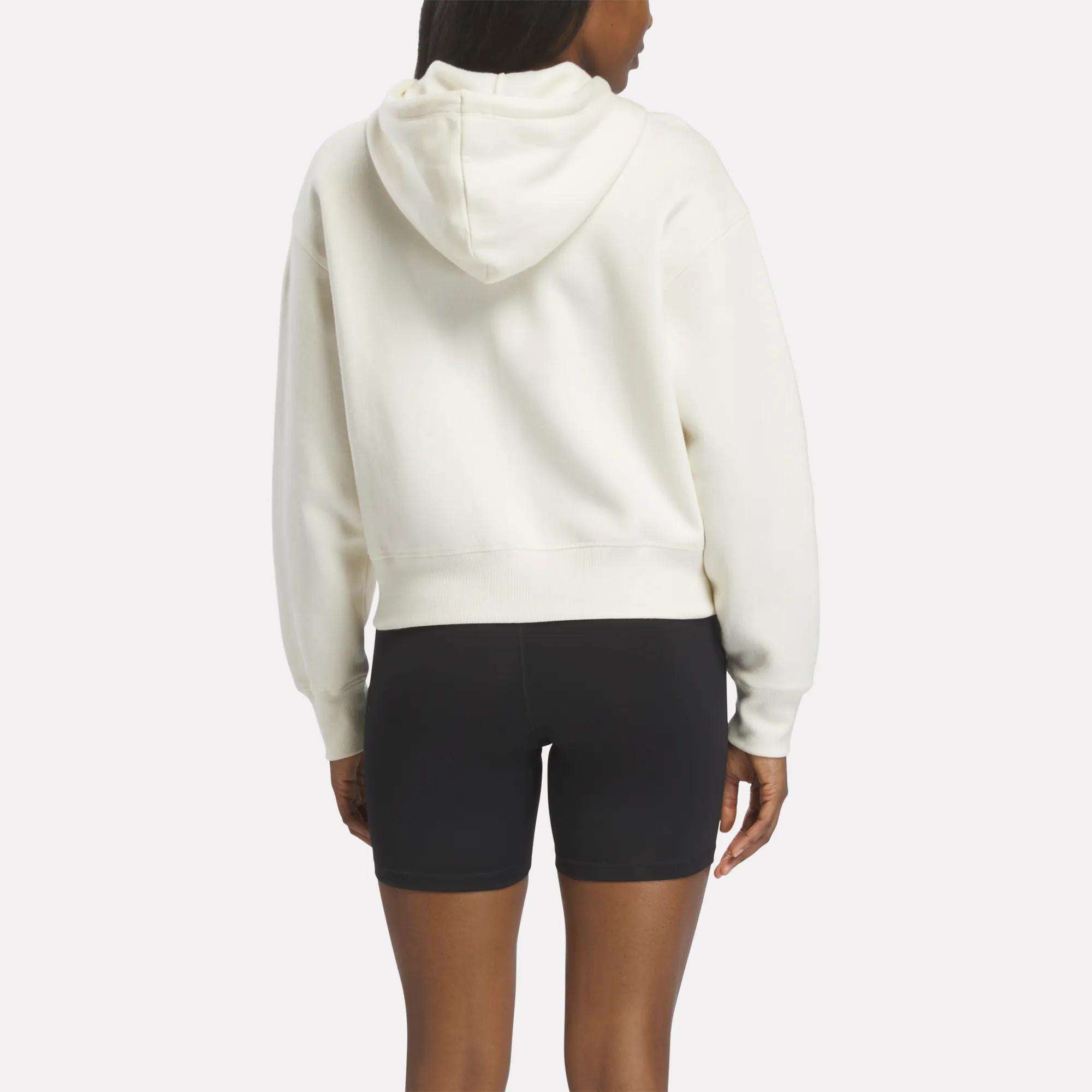Women's Cropped Full-Zip Hoodie - Image 4