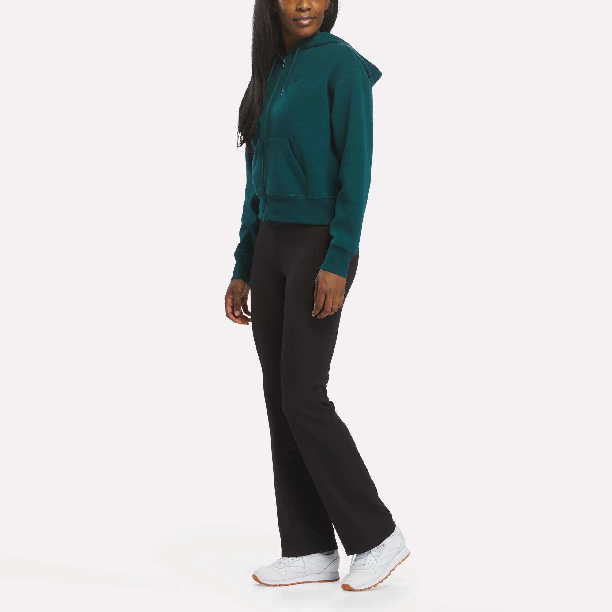 Women's Cropped Full-Zip Hoodie - Image 3