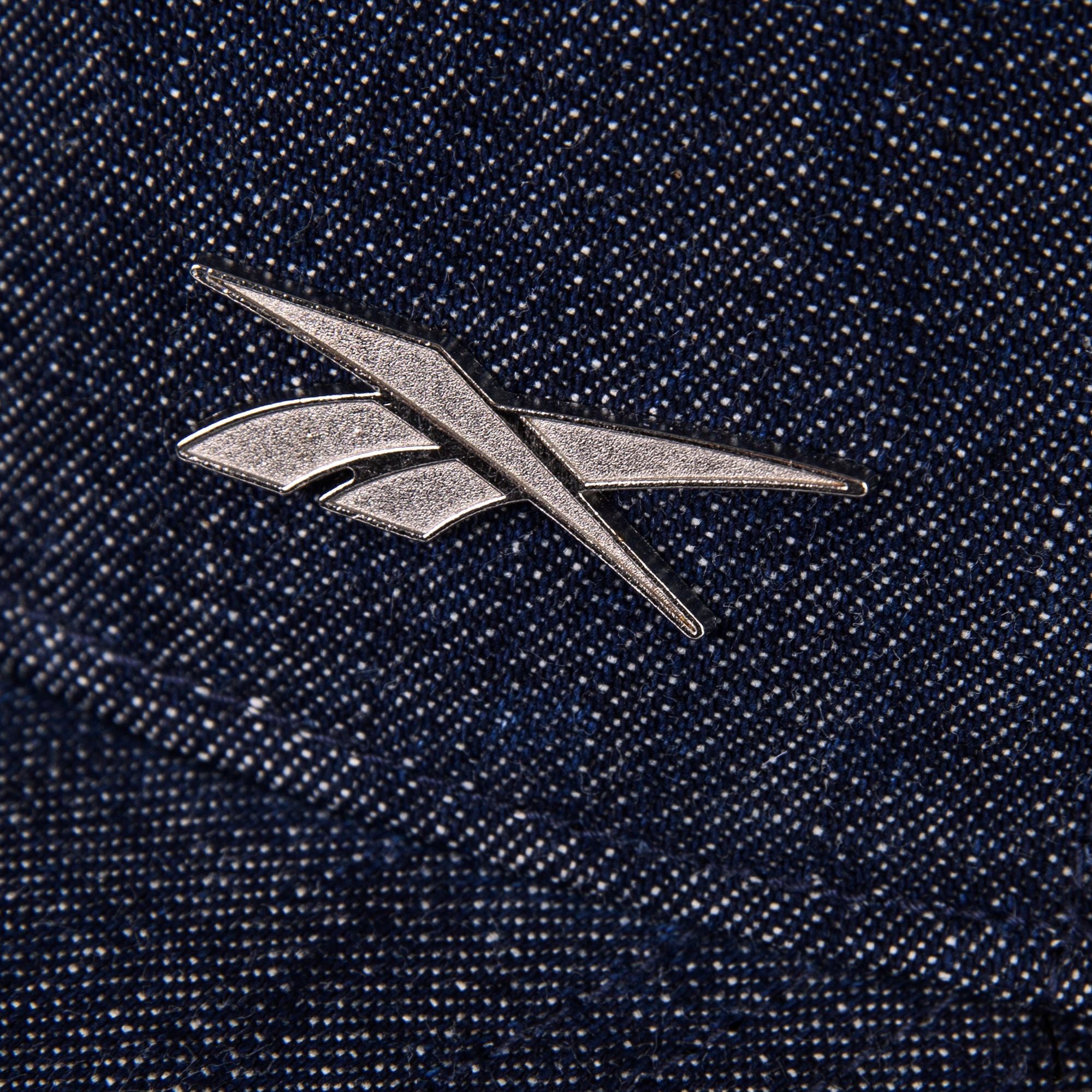 Denim Badge Cap - Image 6