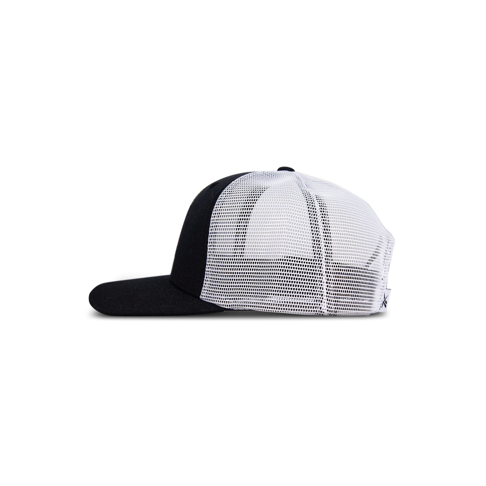 Woven Patch Vector Trucker Cap - Image 2