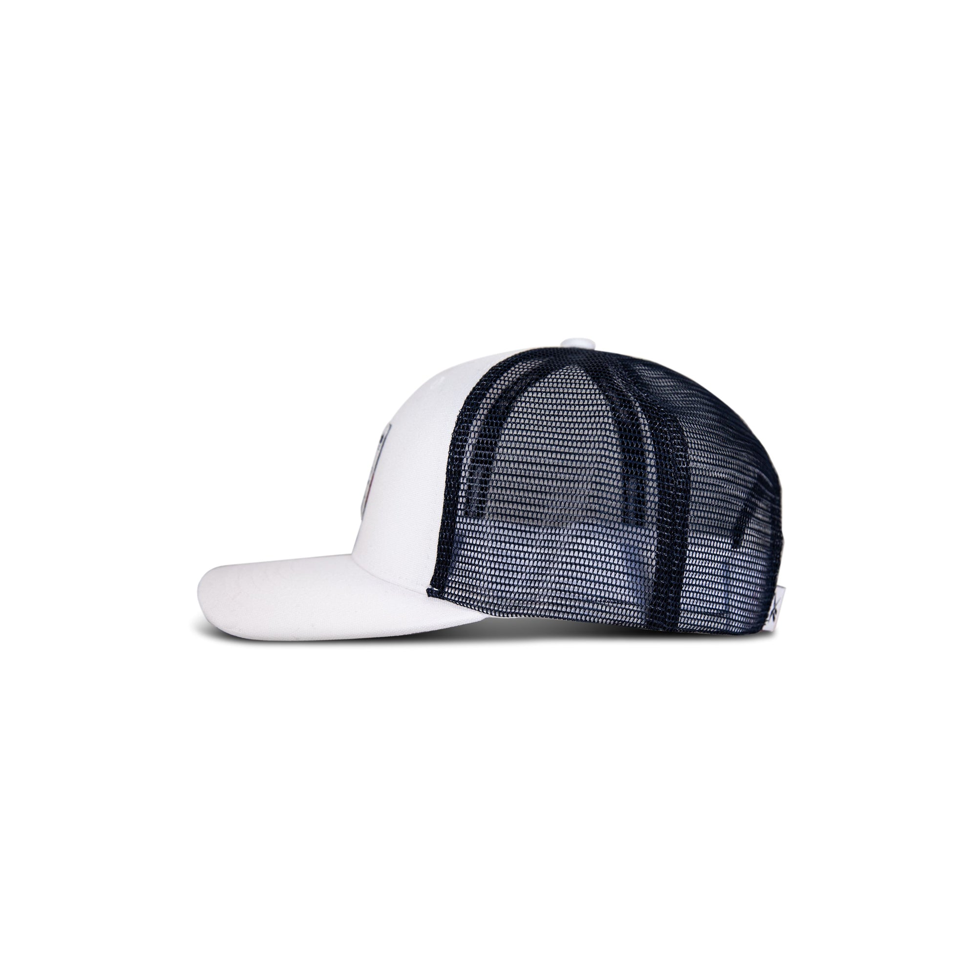 Woven Patch Vector Trucker Cap - Image 2